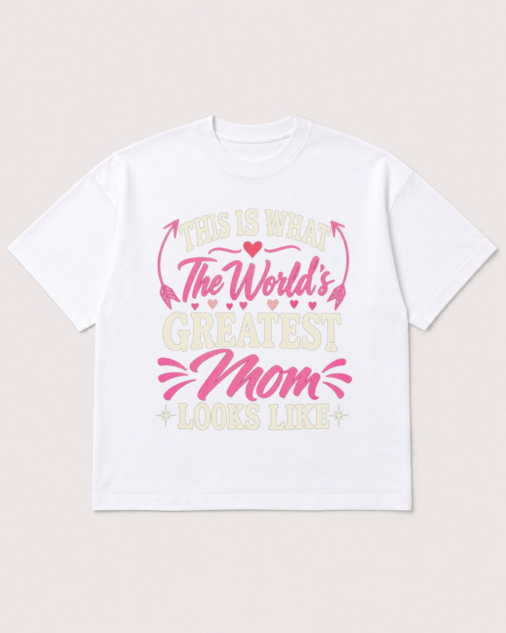 Mockup Boxy Heavyweight Tee White product