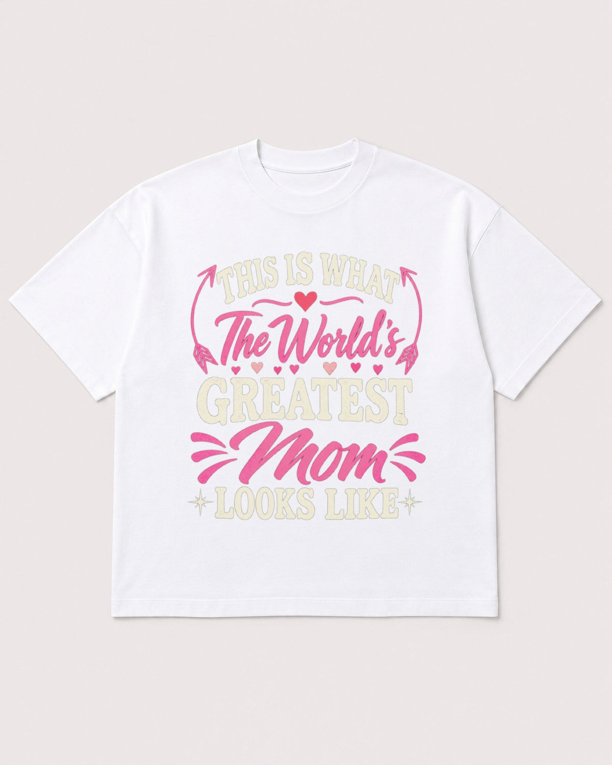 Mockup Boxy Heavyweight Tee White product