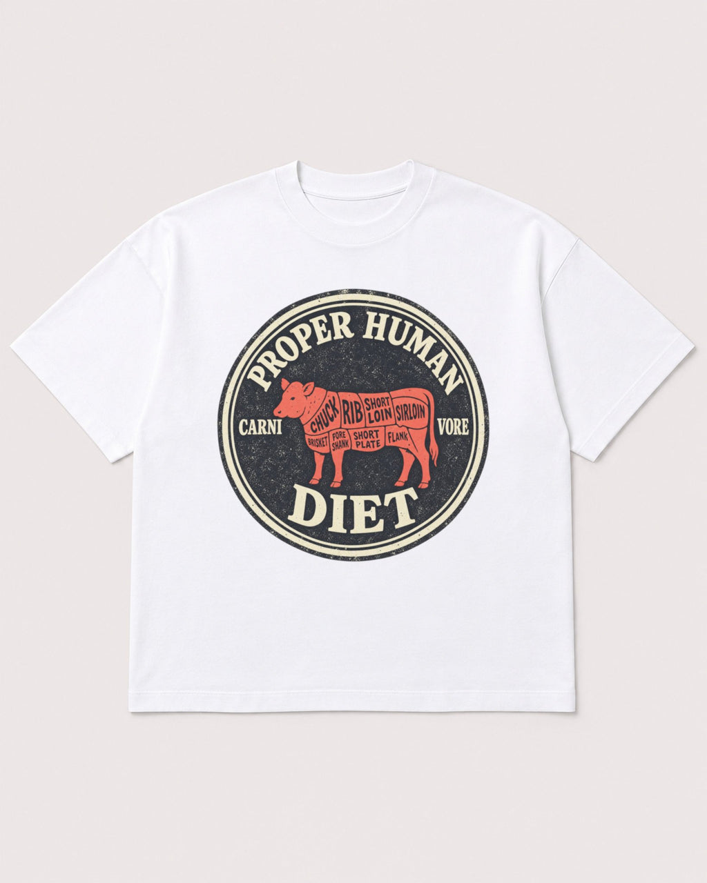 Mockup Boxy Heavyweight Tee White product