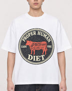 Mockup Boxy Heavyweight Tee White male close-up 01