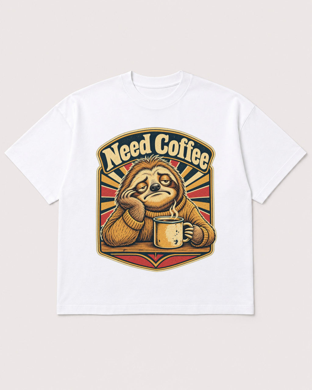 Mockup Boxy Heavyweight Tee White product