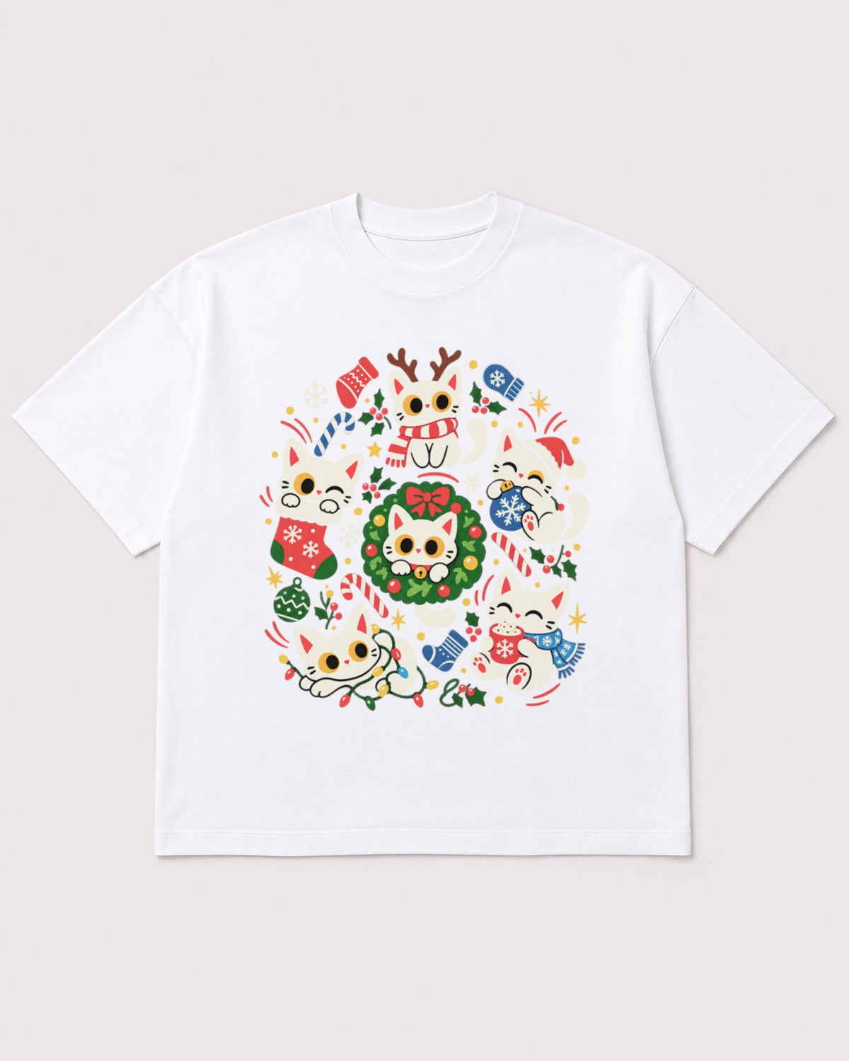 Mockup Boxy Heavyweight Tee White product
