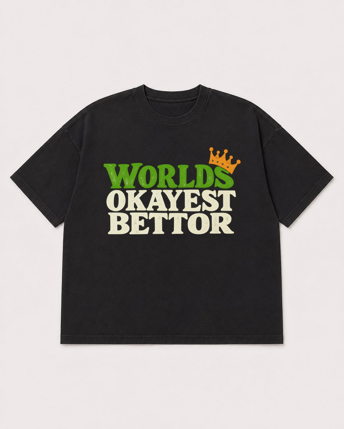 Mockup Boxy Heavyweight Tee Black product