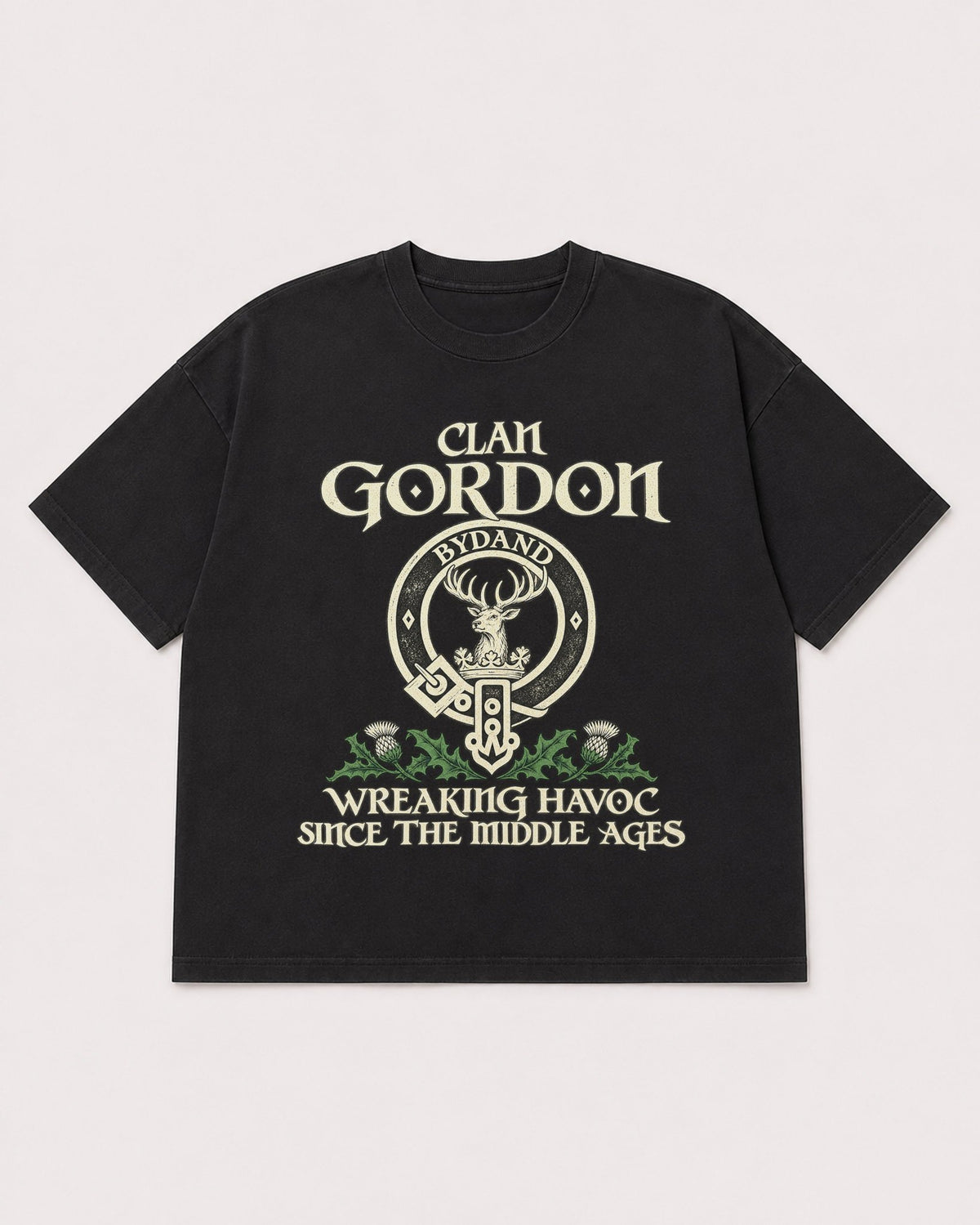 Mockup Boxy Heavyweight Tee Black product