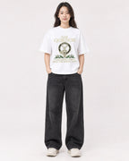 Mockup Boxy Heavyweight Tee White female full-body 03