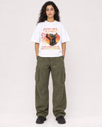 Mockup Boxy Heavyweight Tee White female full-body 07