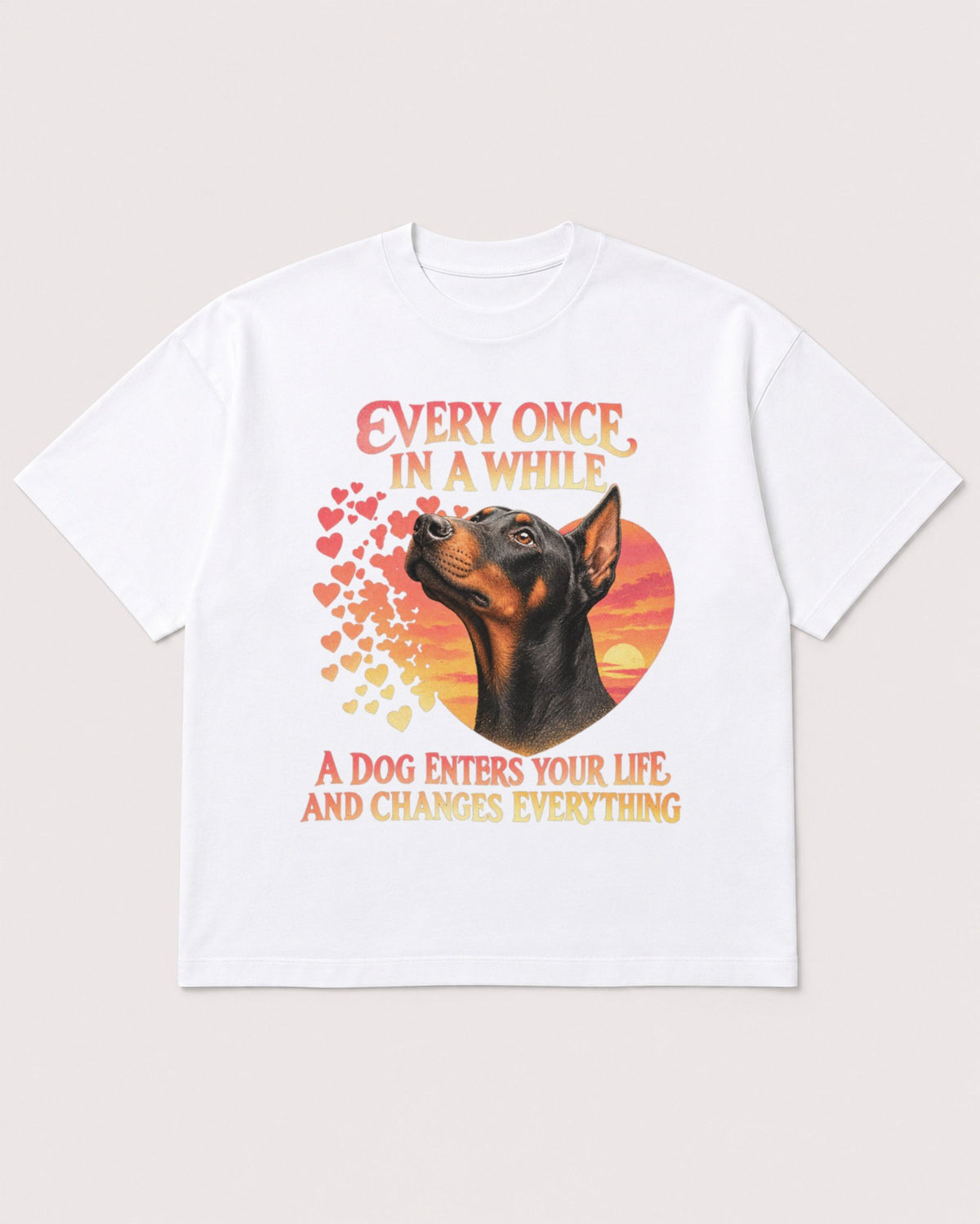 Mockup Boxy Heavyweight Tee White product