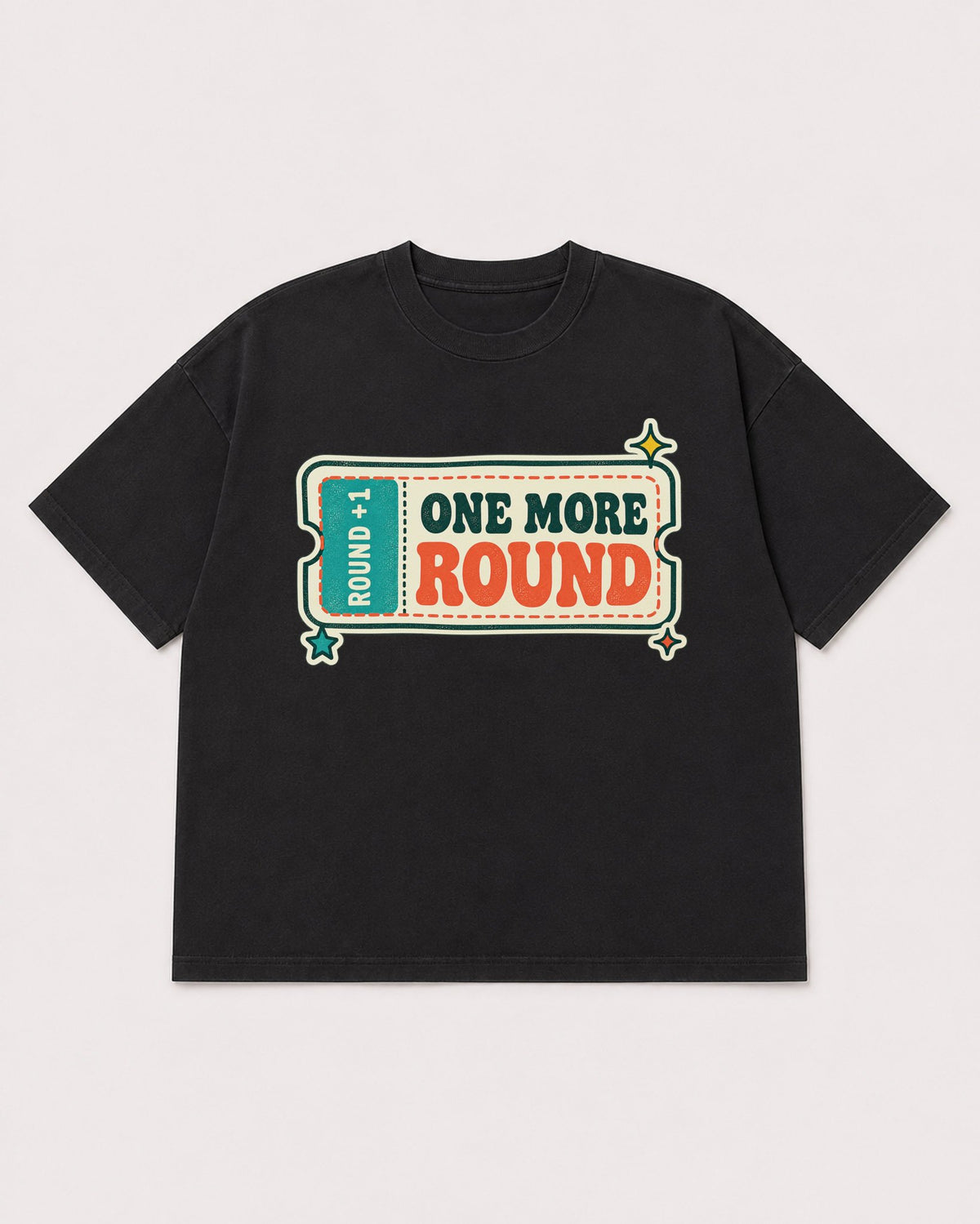 Mockup Boxy Heavyweight Tee Black product