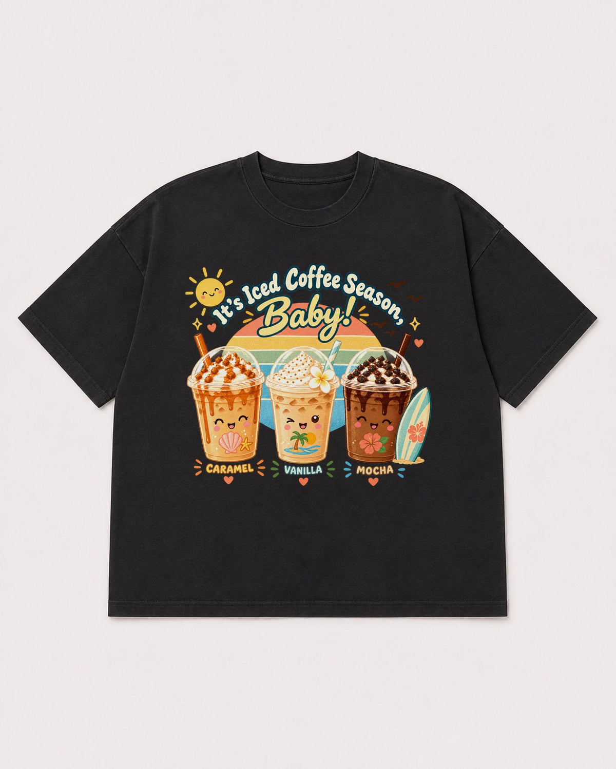 Mockup Boxy Heavyweight Tee Black product