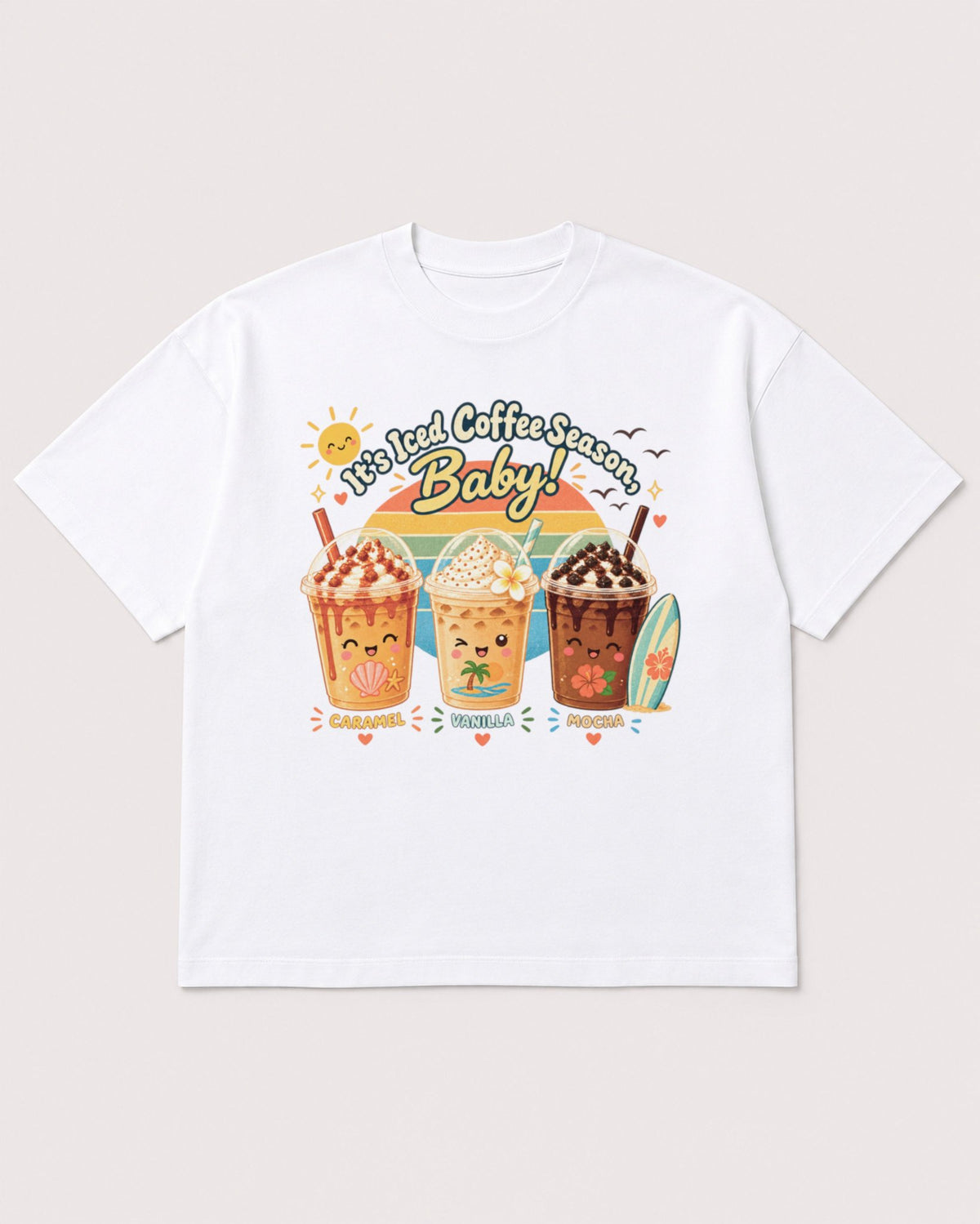 Mockup Boxy Heavyweight Tee White product