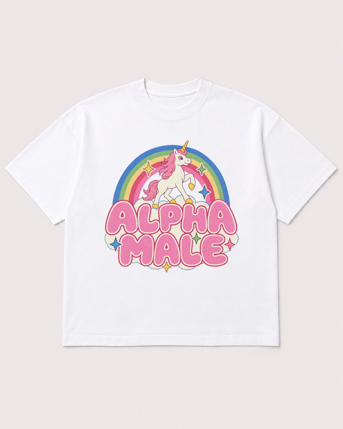 Mockup Boxy Heavyweight Tee White product