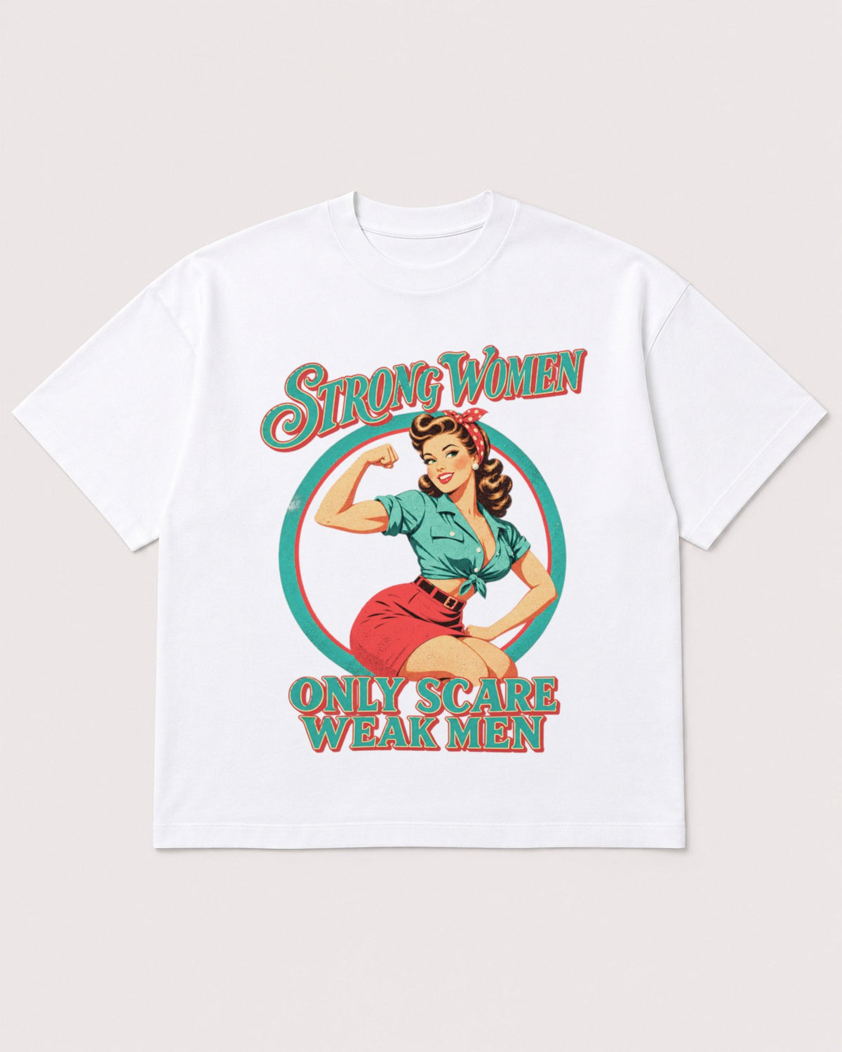 Mockup Boxy Heavyweight Tee White product