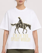 Mockup Boxy Heavyweight Tee White female close-up 12