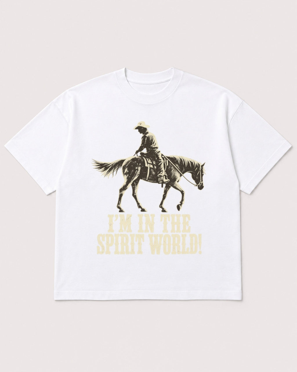 Mockup Boxy Heavyweight Tee White product
