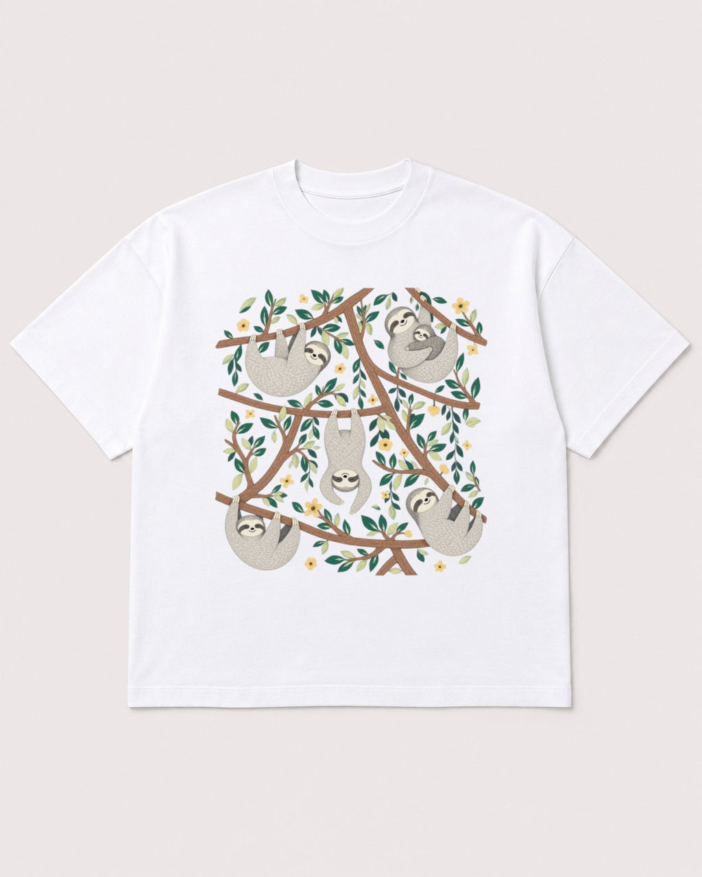Mockup Boxy Heavyweight Tee White product
