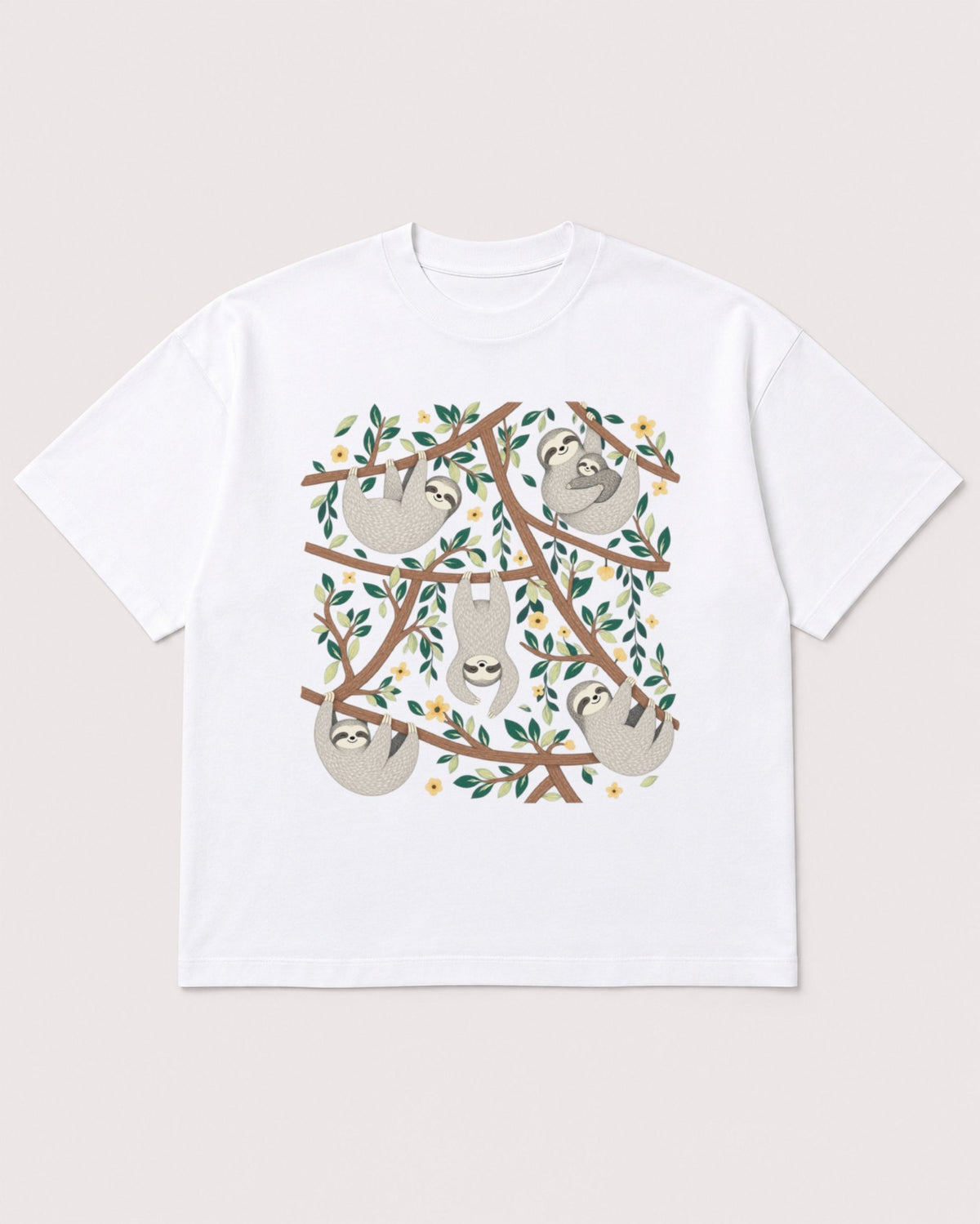 Mockup Boxy Heavyweight Tee White product
