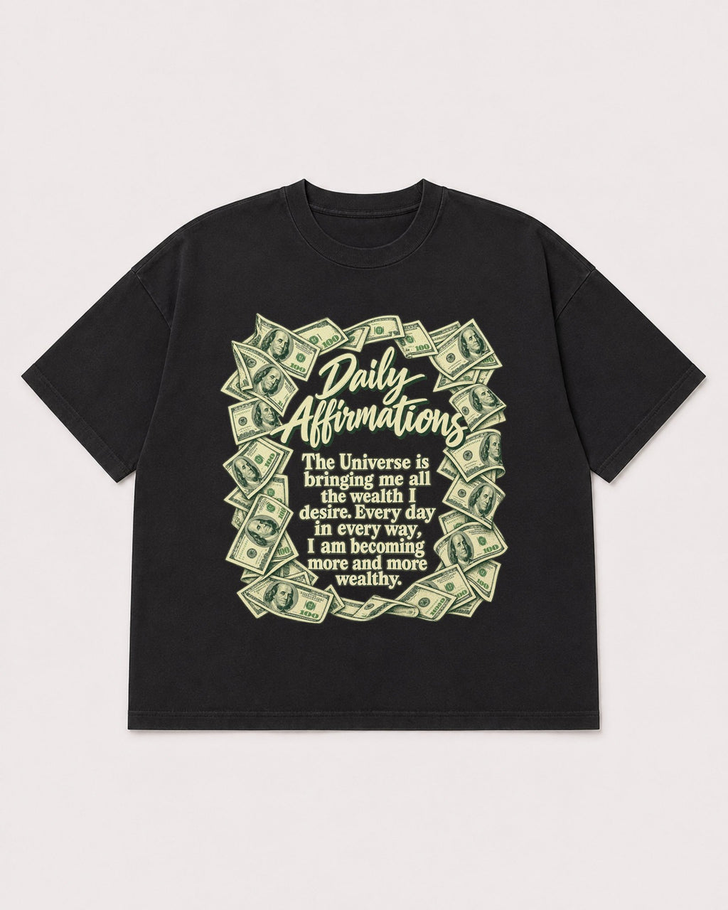 Mockup Boxy Heavyweight Tee Black product