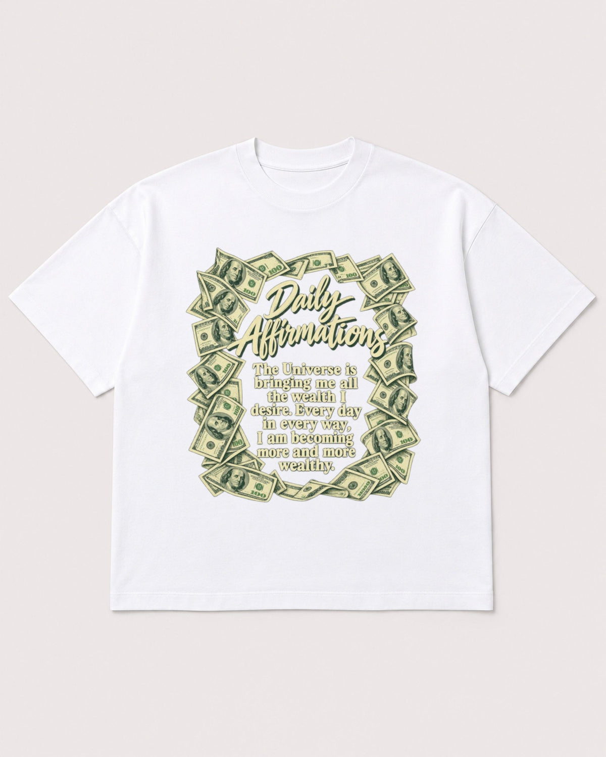 Mockup Boxy Heavyweight Tee White product