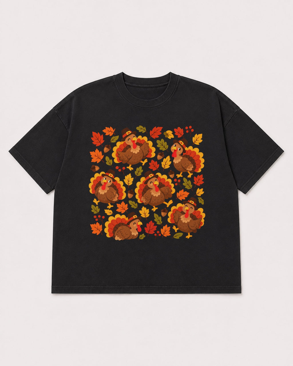 Mockup Boxy Heavyweight Tee Black product