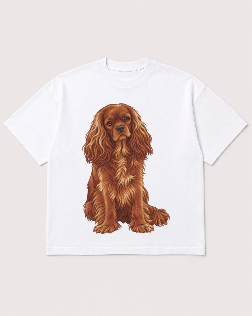 Mockup Boxy Heavyweight Tee White product