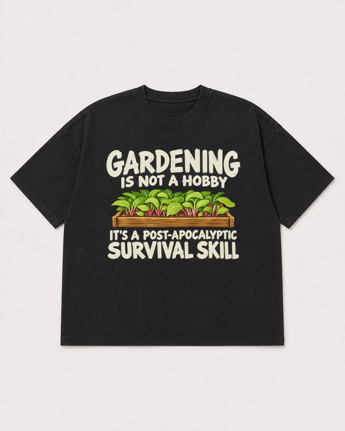 Mockup Boxy Heavyweight Tee Black product