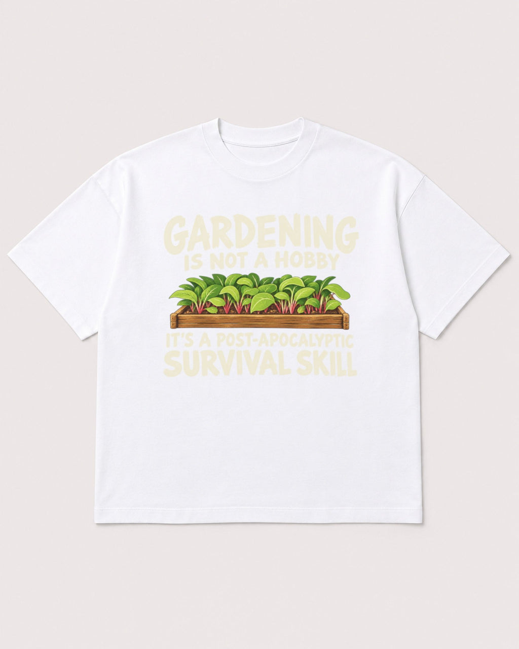 Mockup Boxy Heavyweight Tee White product