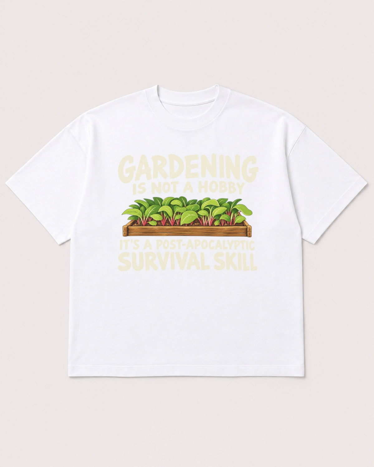Mockup Boxy Heavyweight Tee White product