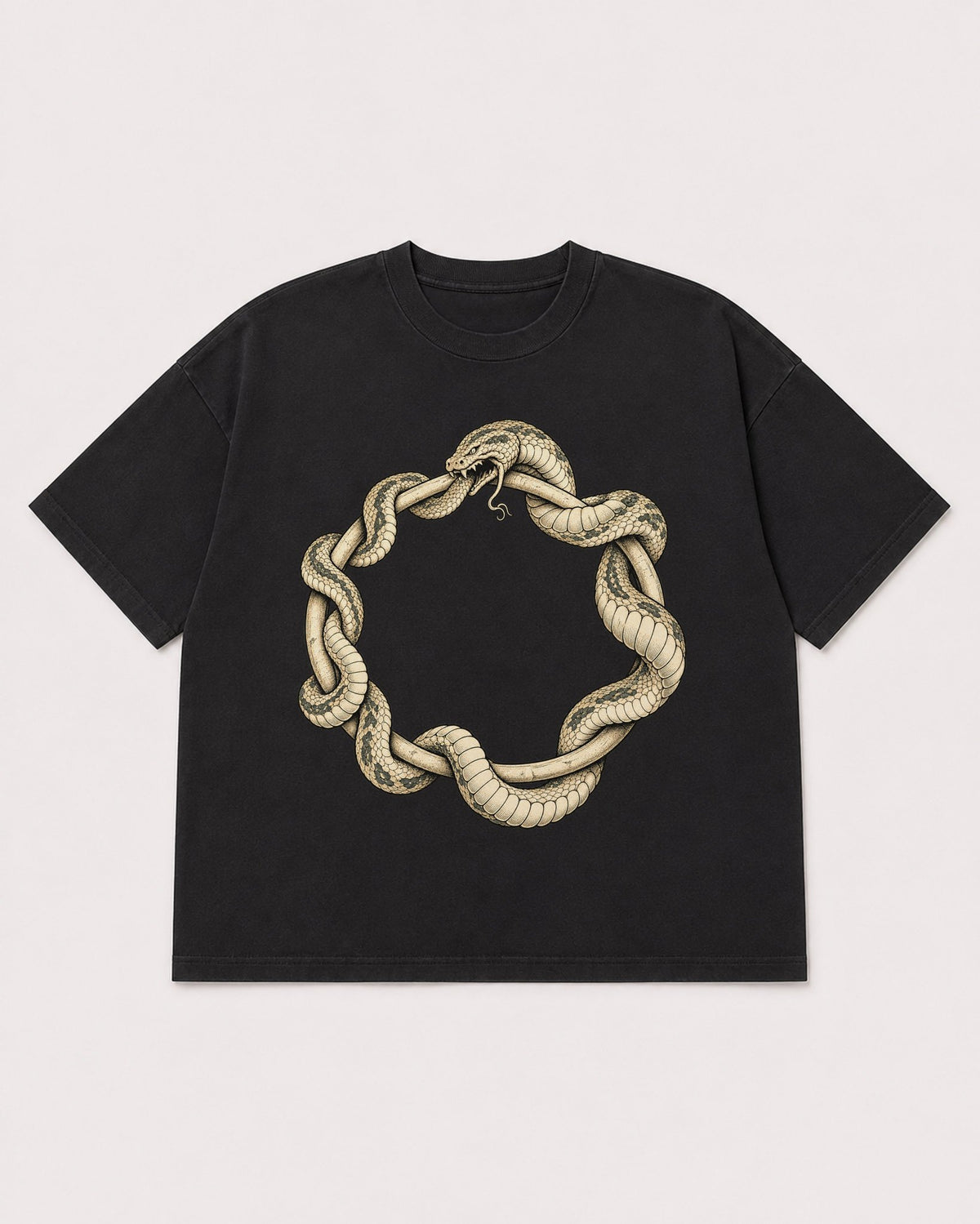 Mockup Boxy Heavyweight Tee Black product
