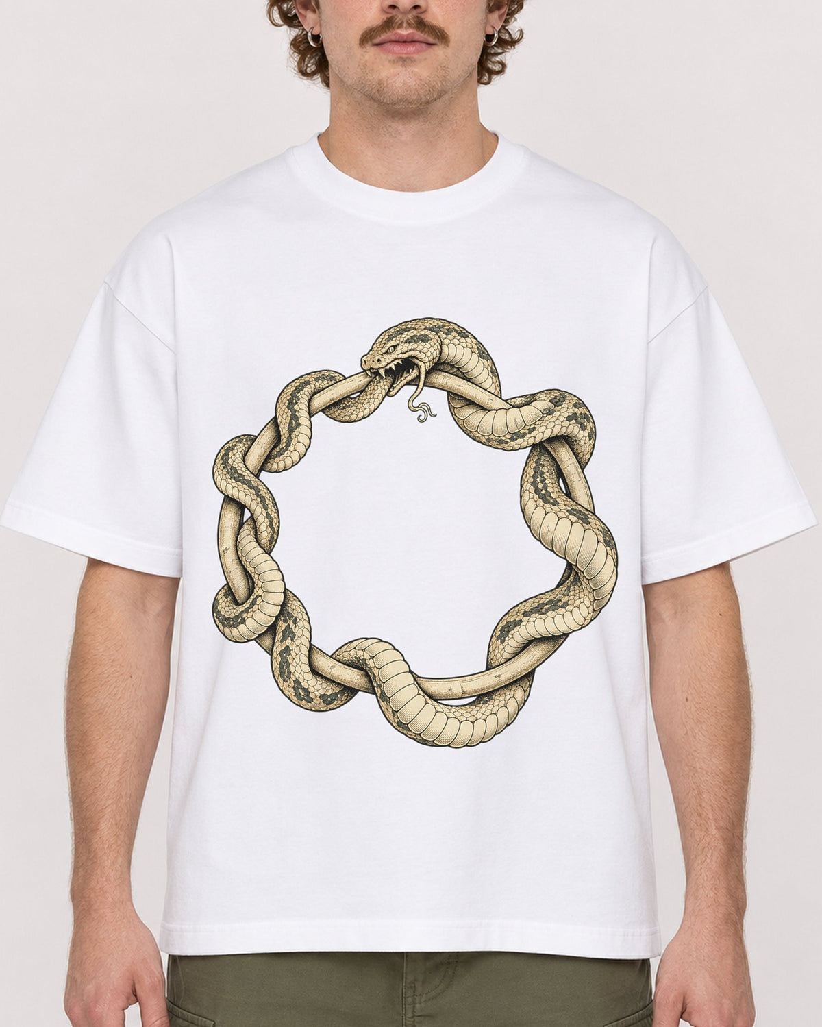 Mockup Boxy Heavyweight Tee White male close-up 09