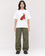Mockup Boxy Heavyweight Tee White female full-body 22