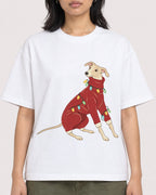 Mockup Boxy Heavyweight Tee White female close-up 22