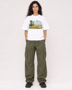 Mockup Boxy Heavyweight Tee White female full-body 07