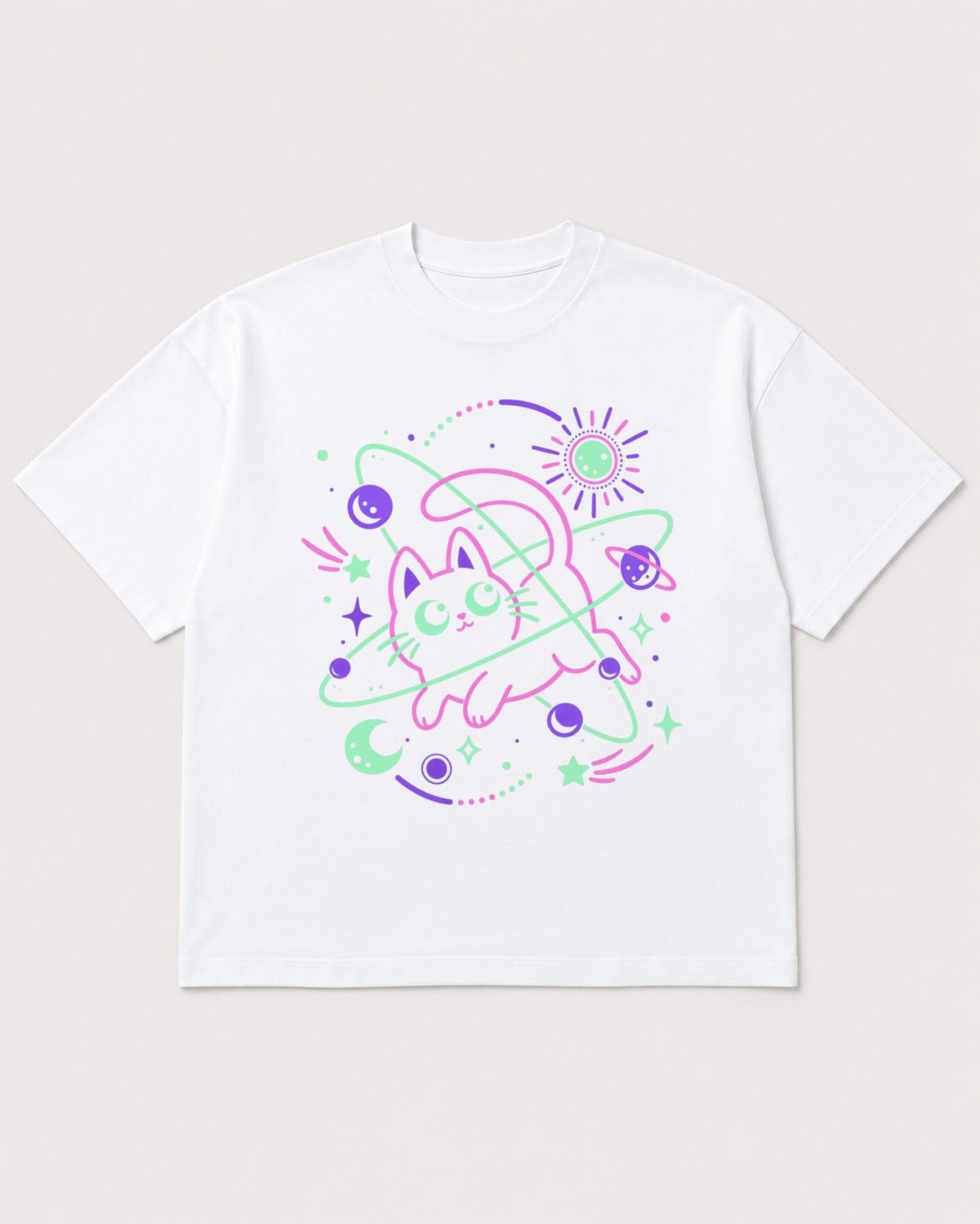 Mockup Boxy Heavyweight Tee White product