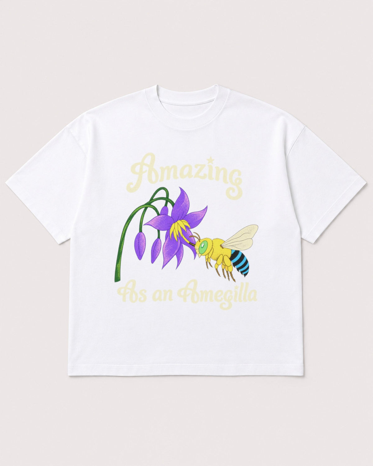 Mockup Boxy Heavyweight Tee White product