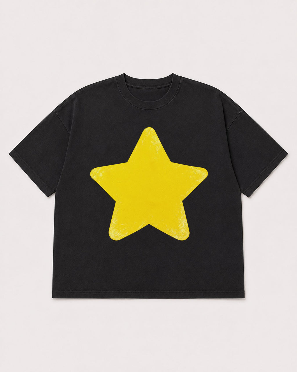 Mockup Boxy Heavyweight Tee Black product