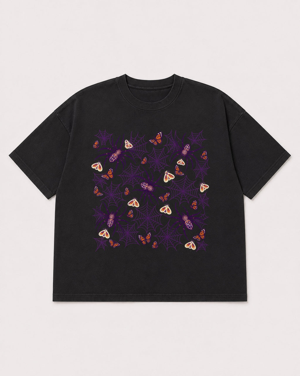 Mockup Boxy Heavyweight Tee Black product