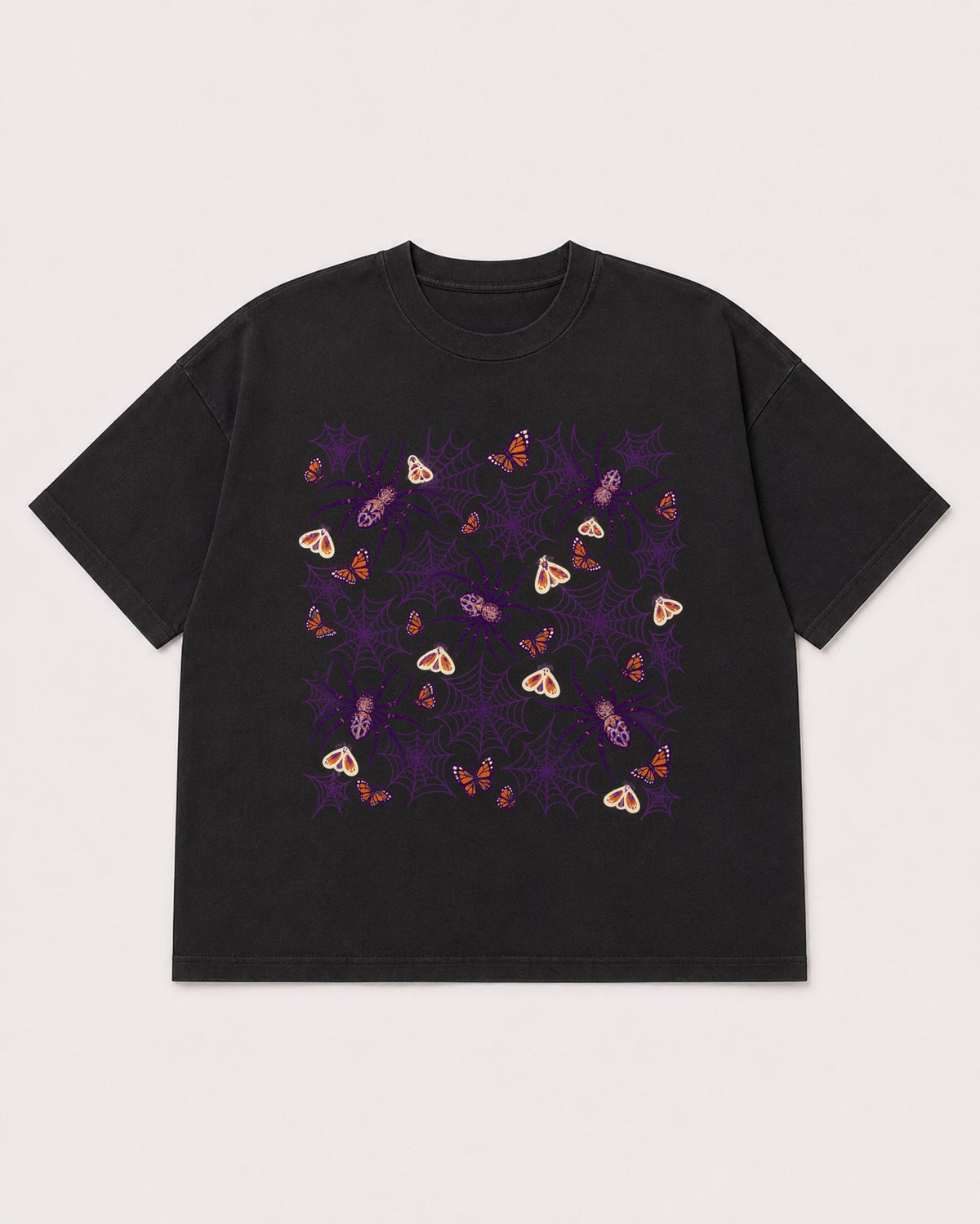 Mockup Boxy Heavyweight Tee Black product
