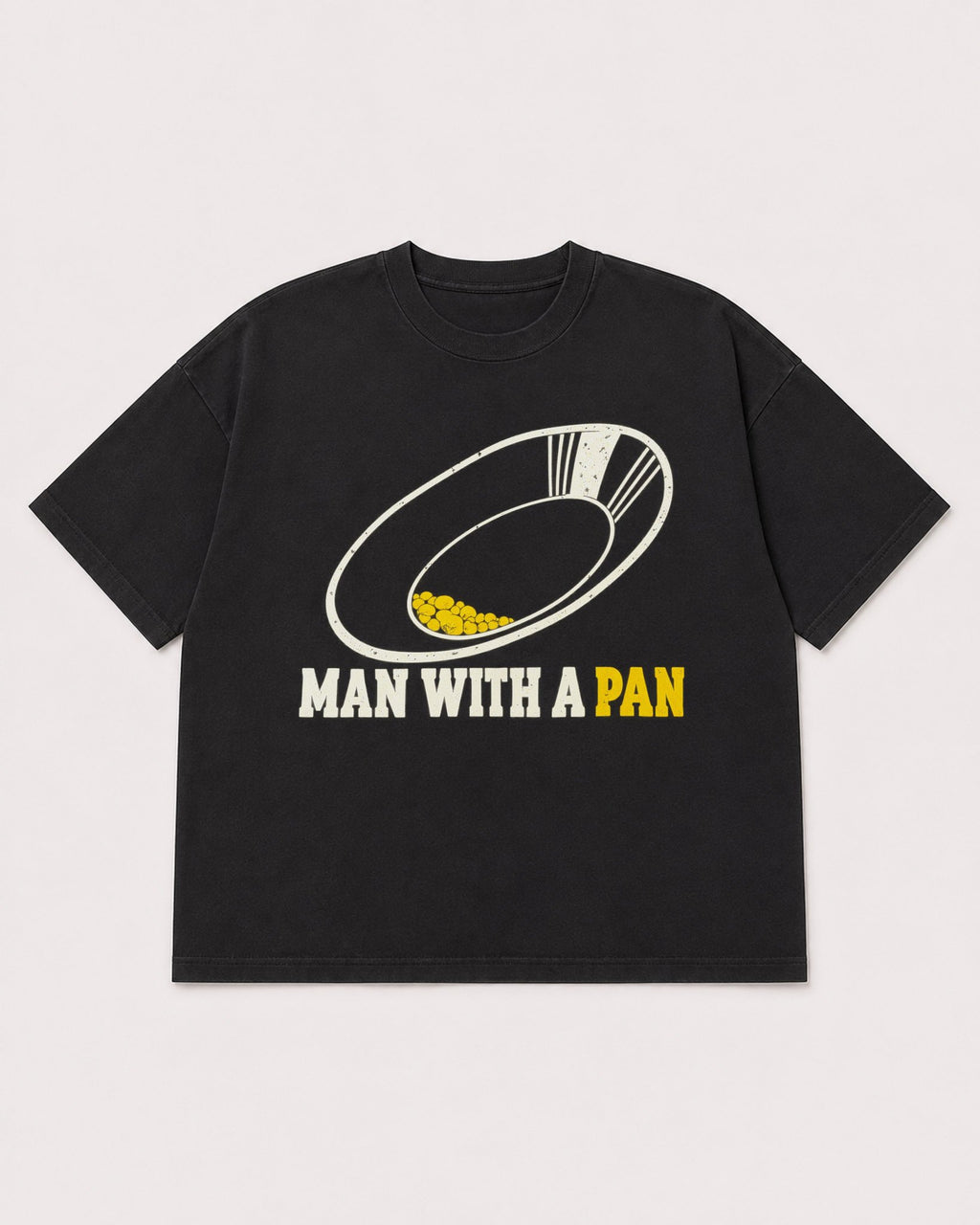 Mockup Boxy Heavyweight Tee Black product