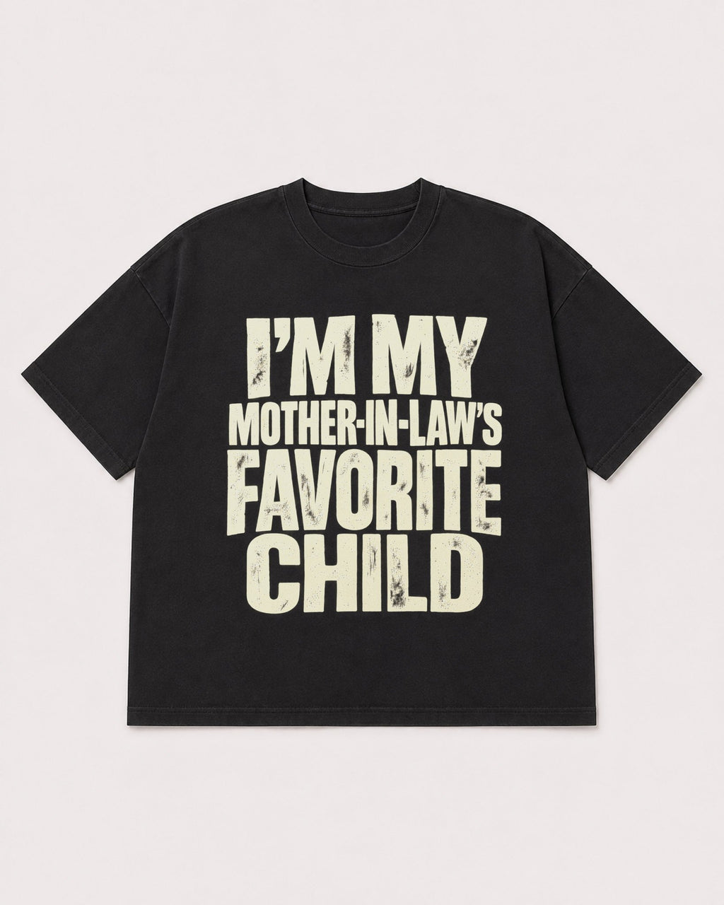 Mockup Boxy Heavyweight Tee Black product