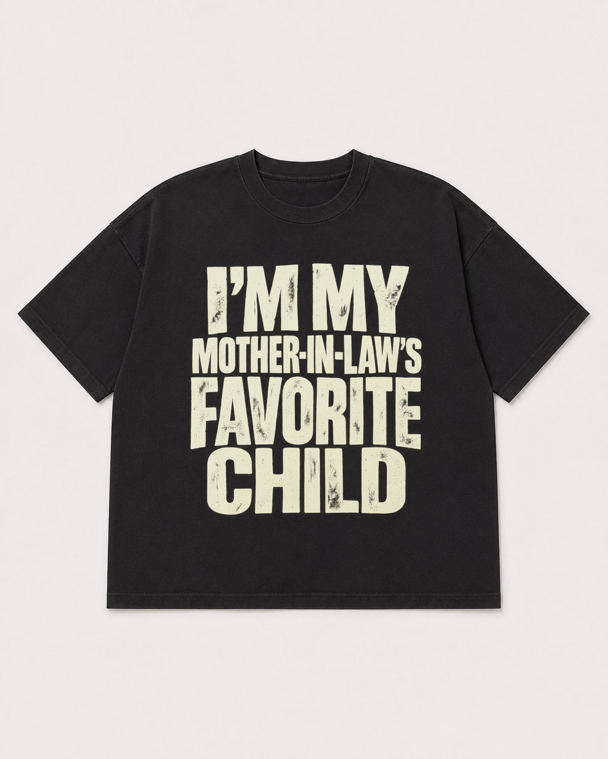 Mockup Boxy Heavyweight Tee Black product
