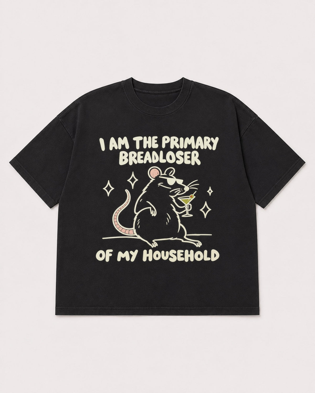 Mockup Boxy Heavyweight Tee Black product