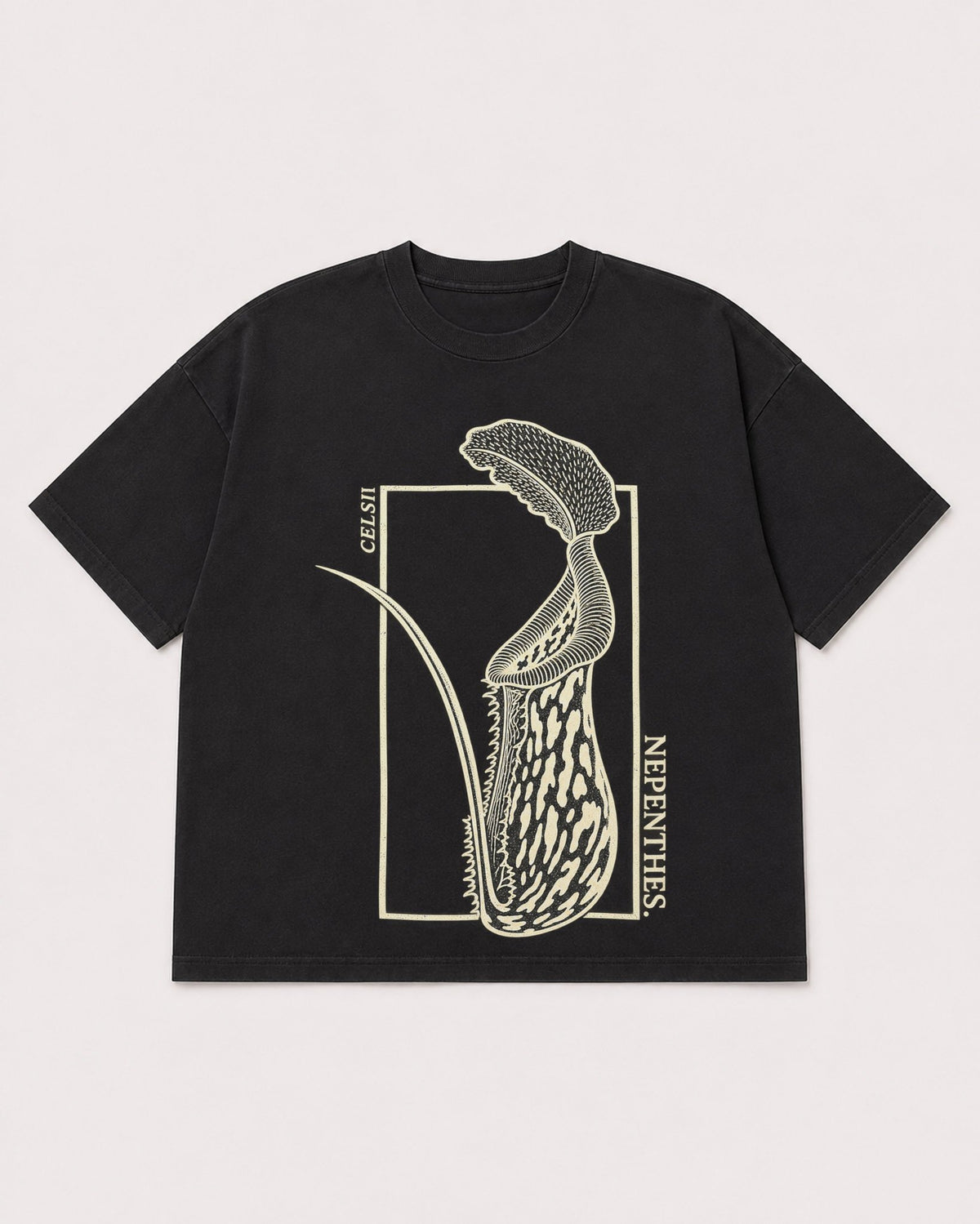 Mockup Boxy Heavyweight Tee Black product
