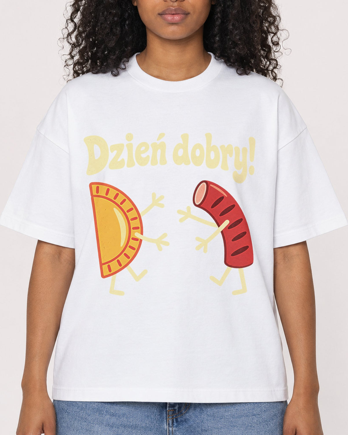 Mockup Boxy Heavyweight Tee White female close-up 05