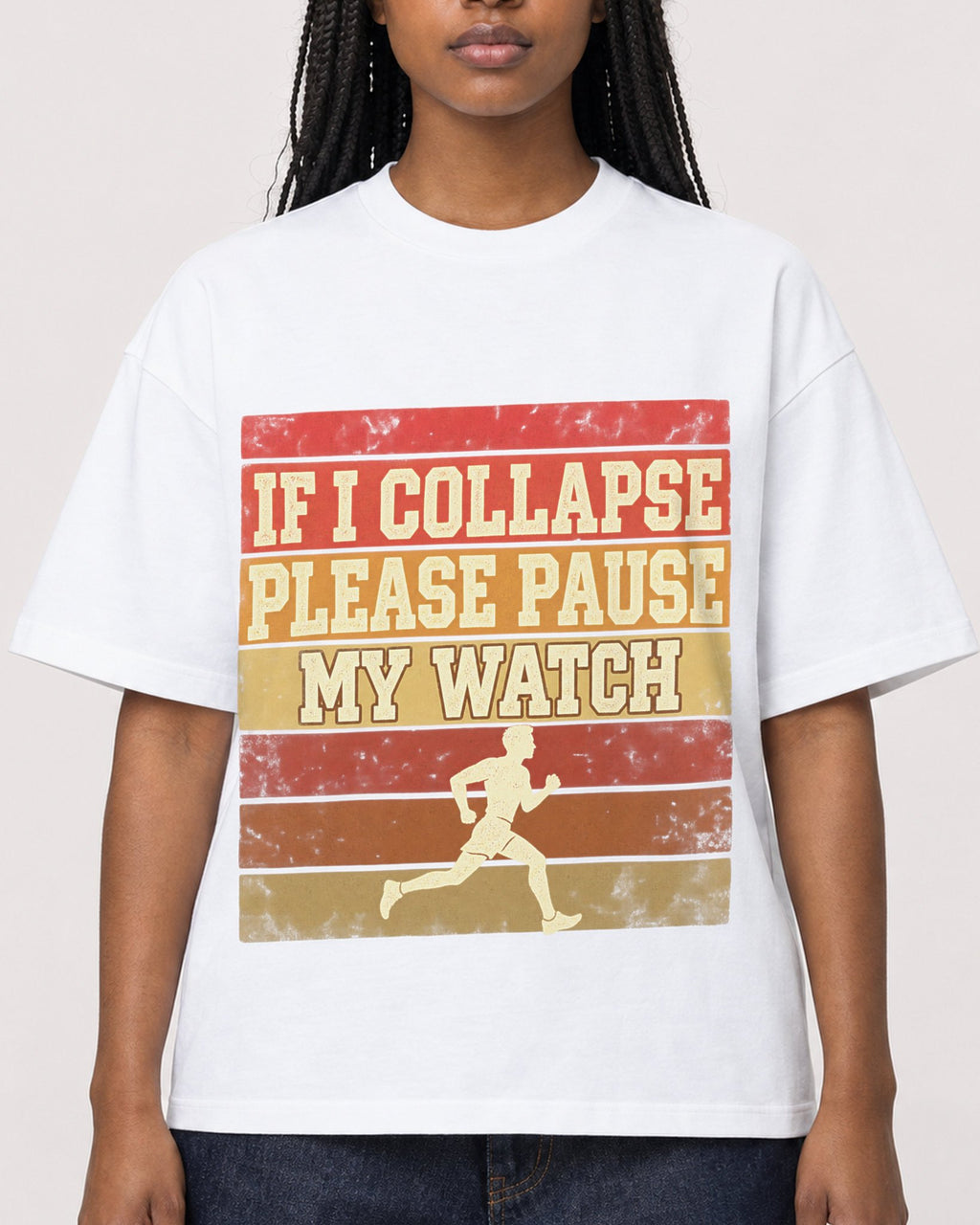 Mockup Boxy Heavyweight Tee White female close-up 04