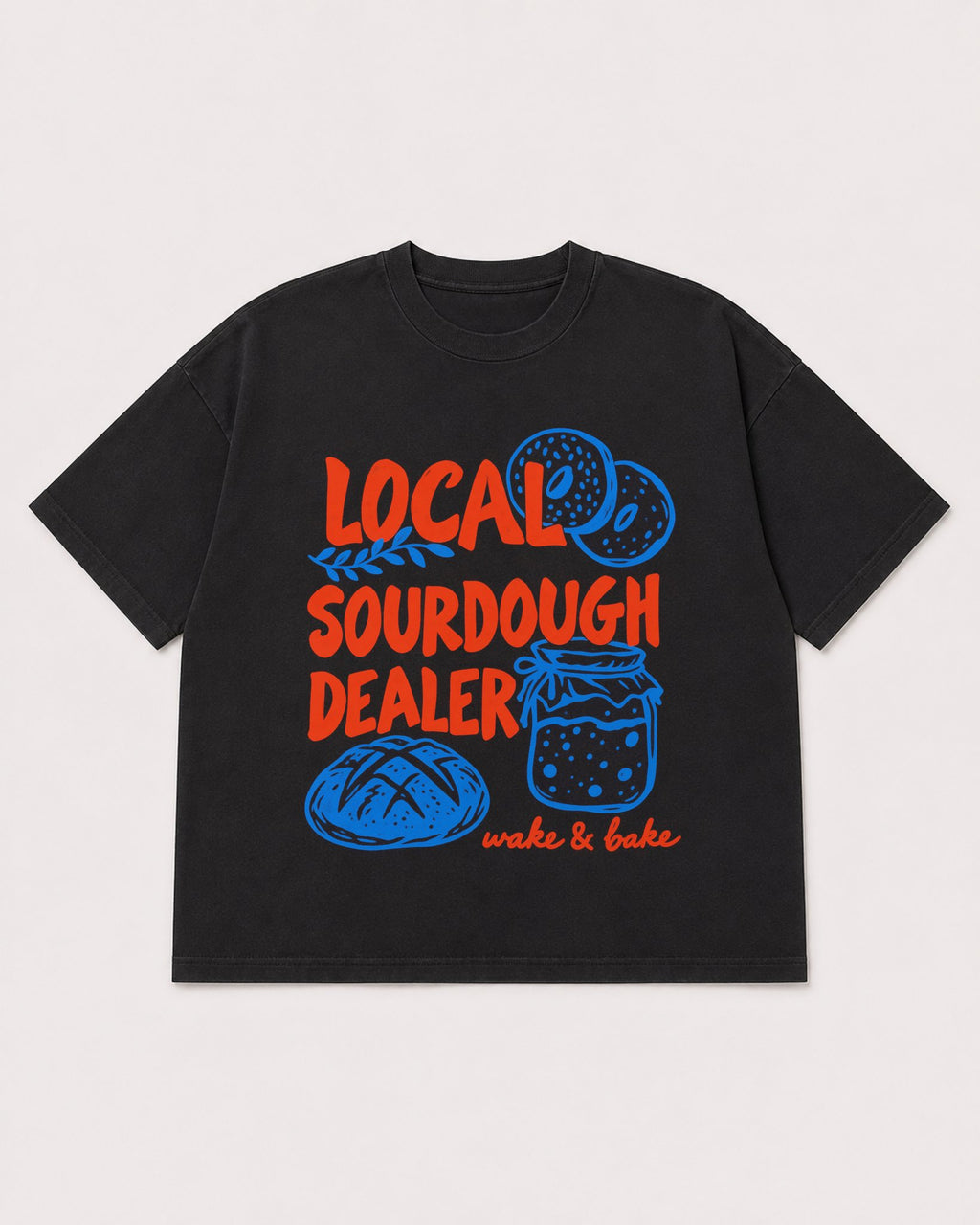 Mockup Boxy Heavyweight Tee Black product