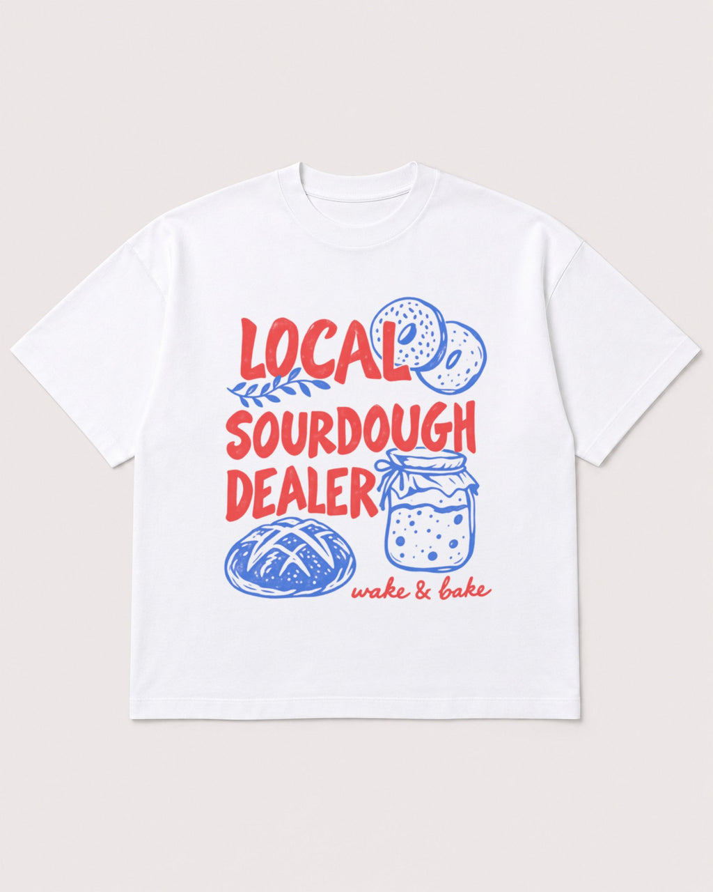 Mockup Boxy Heavyweight Tee White product