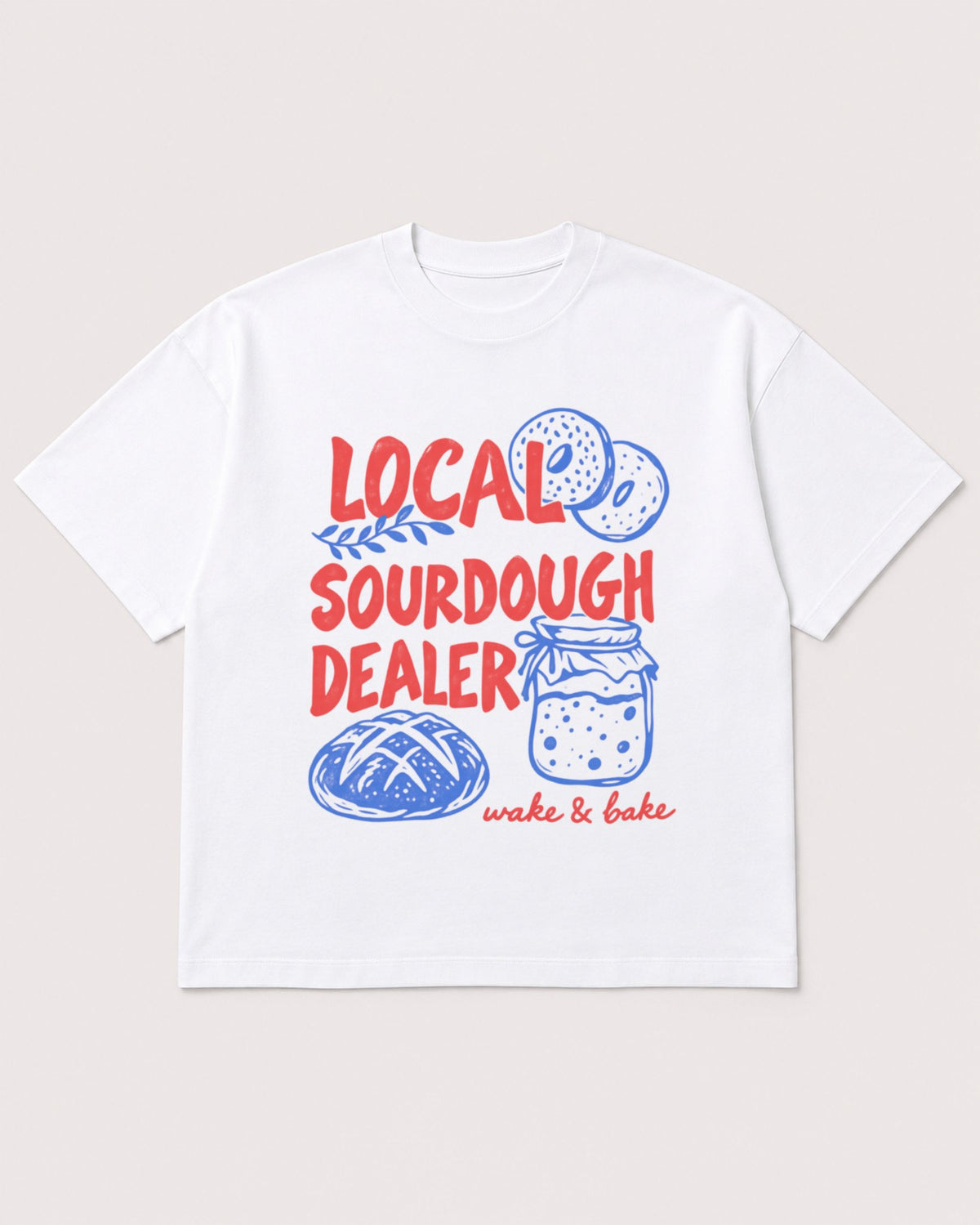 Mockup Boxy Heavyweight Tee White product