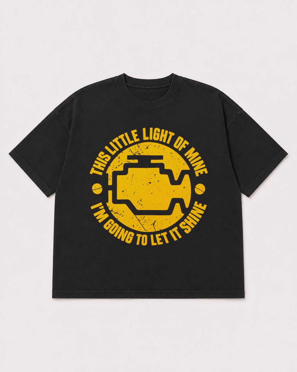 Mockup Boxy Heavyweight Tee Black product