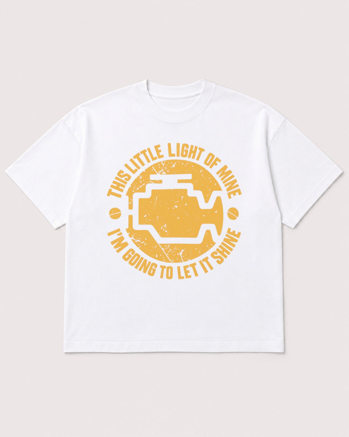 Mockup Boxy Heavyweight Tee White product