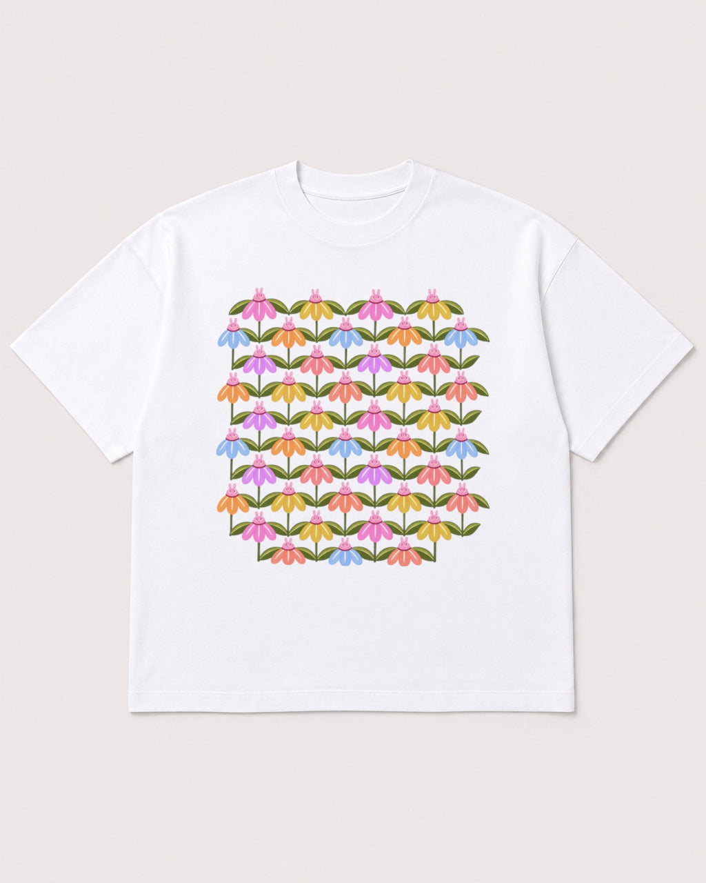 Mockup Boxy Heavyweight Tee White product